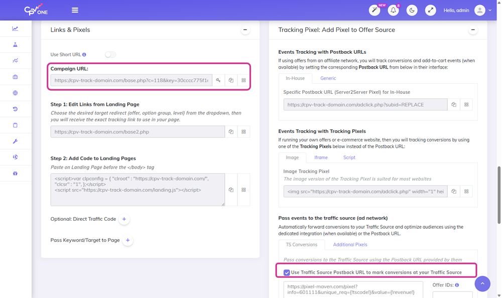 AdMaven CPV Lab Campaign