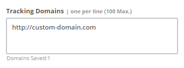 Custom domain setup